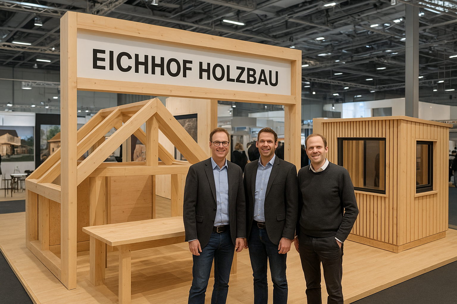 Erfolgreiche Teilnahme an der Holz-Handwerk Messe