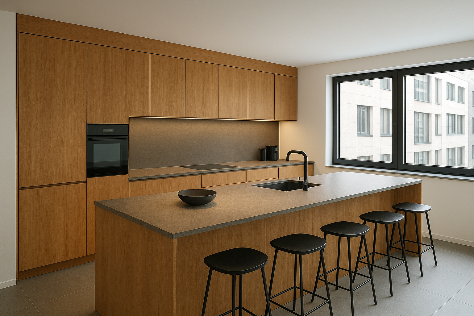 Maßgefertigte Küche für Architekturbüro