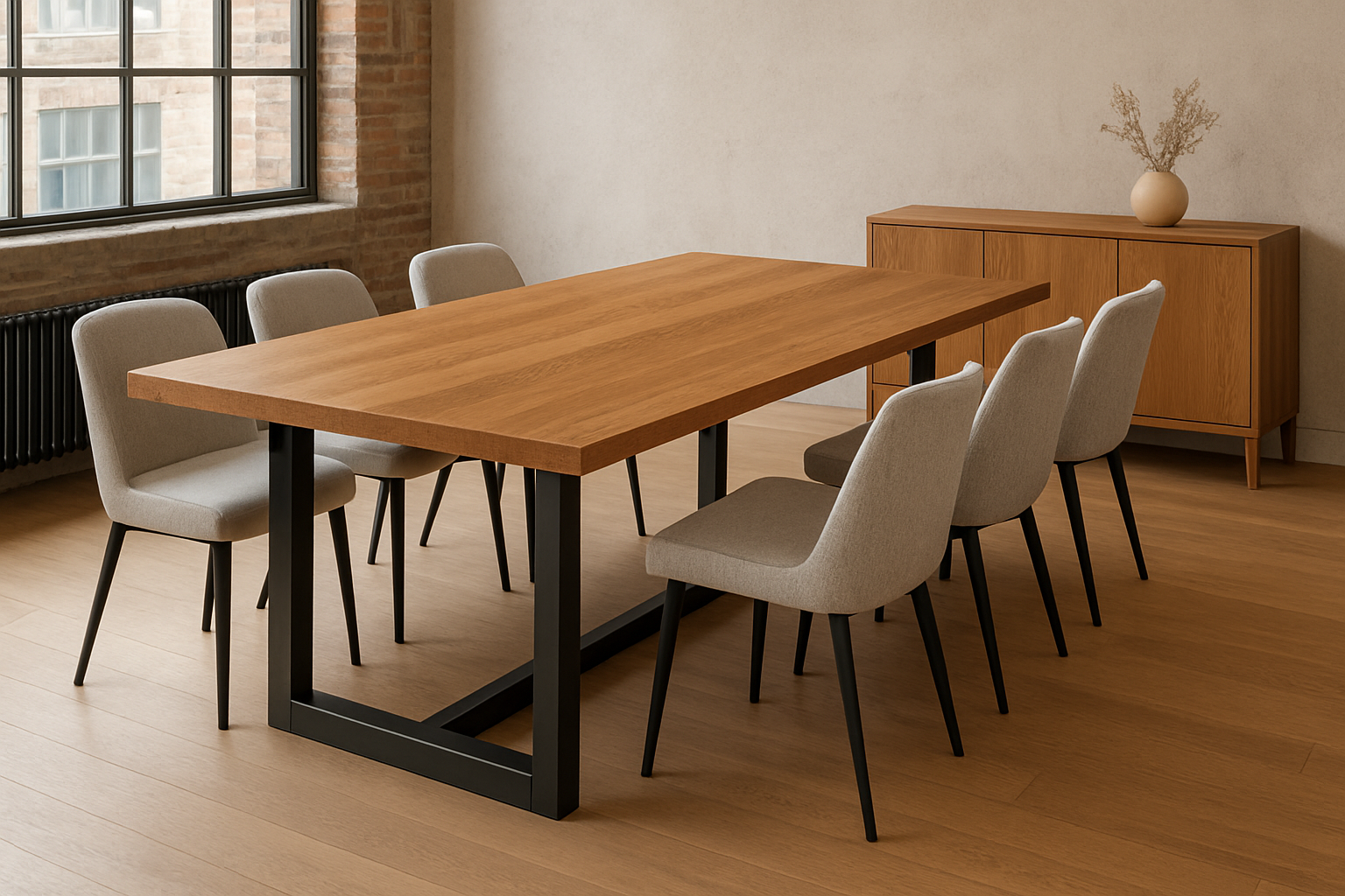 Individueller Esstisch für Loft