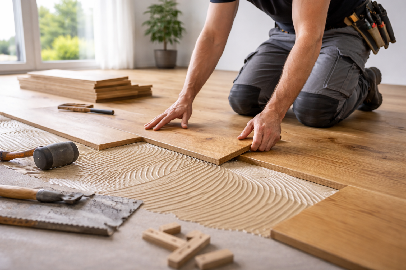 Parkettverlegung